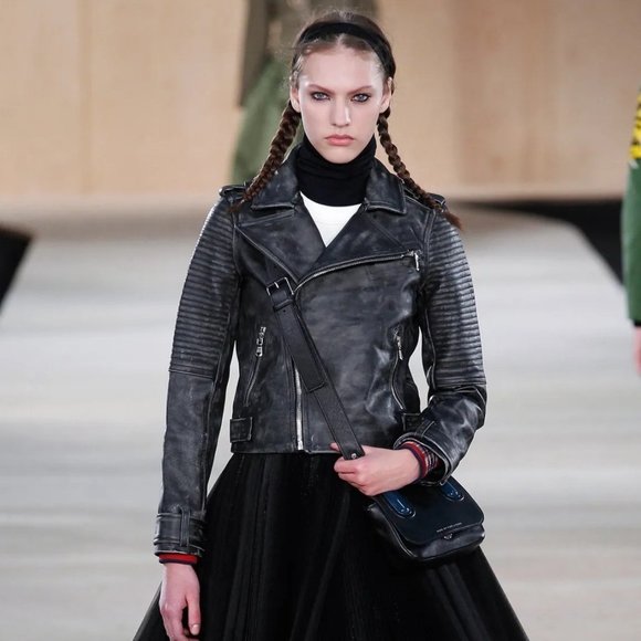 MARC BY MARC JACOBS/Preowned Women’s Leather Moto Jacket in Black S - Picture 7 of 14